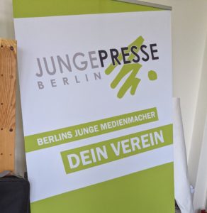 Banner der Jungen Presse Berlin