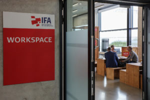 Arbeitsraum auf der IFA Berlin